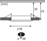 LED-Einbauleuchte 938.70