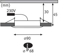 LED-Einbauleuchte 999.40
