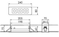 LED-Downlight MIREFA #SPG0320325AQ