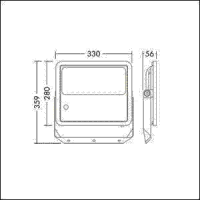 LED-Fluter LEOFLEXIP6680W830PC