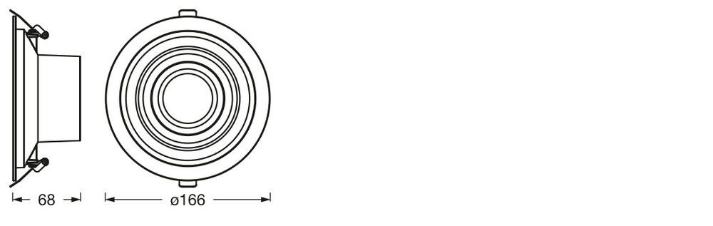 LED-Downlight Decor #4058075833951