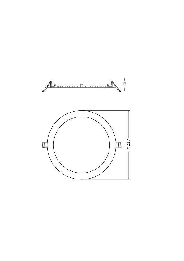 LED-Downlight DLSLIM.DAD205V19WMS