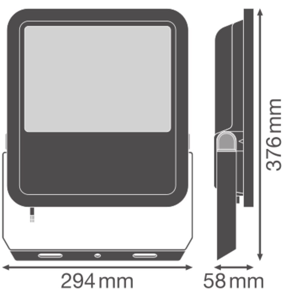 LED-Fluter FL200P133W20KLM830.W