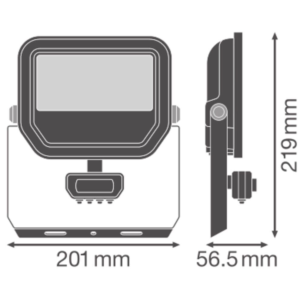 LED-Fluter FL50SNP41W6KLM840.BK