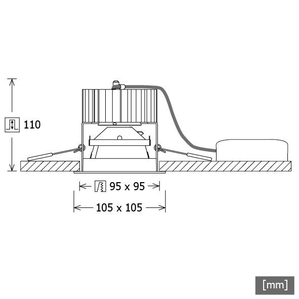 LED-Einbaudownlight FLIQ 200.2040.01DAsw