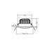 LED-Einbaustrahler 350 mA 12396083