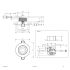 LED-Einbauleuchte IP65 PC650N616D2W