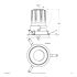 LED-Einbauleuchte modular F01R09AM3830L24P