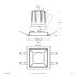 LED-Einbauleuchte modular F03R14SM3830L24D