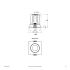 LED-Einbauleuchte modular F11RXXXM1330L38P