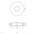 P-LED Deckeneinbauleuchte L23061327