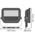 LED-Fluter FL20P17W2K4LM865..BK