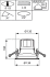 LED-Einbaustrahler RS771B 49S #97909600