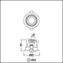 LED-Einbauleuchte LILY LED #96632291