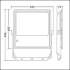 LED-Fluter LEOFLEXIP66300W830PC