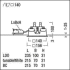 LED-Deckeneinbauleuchte P-INF Q140 #62910583
