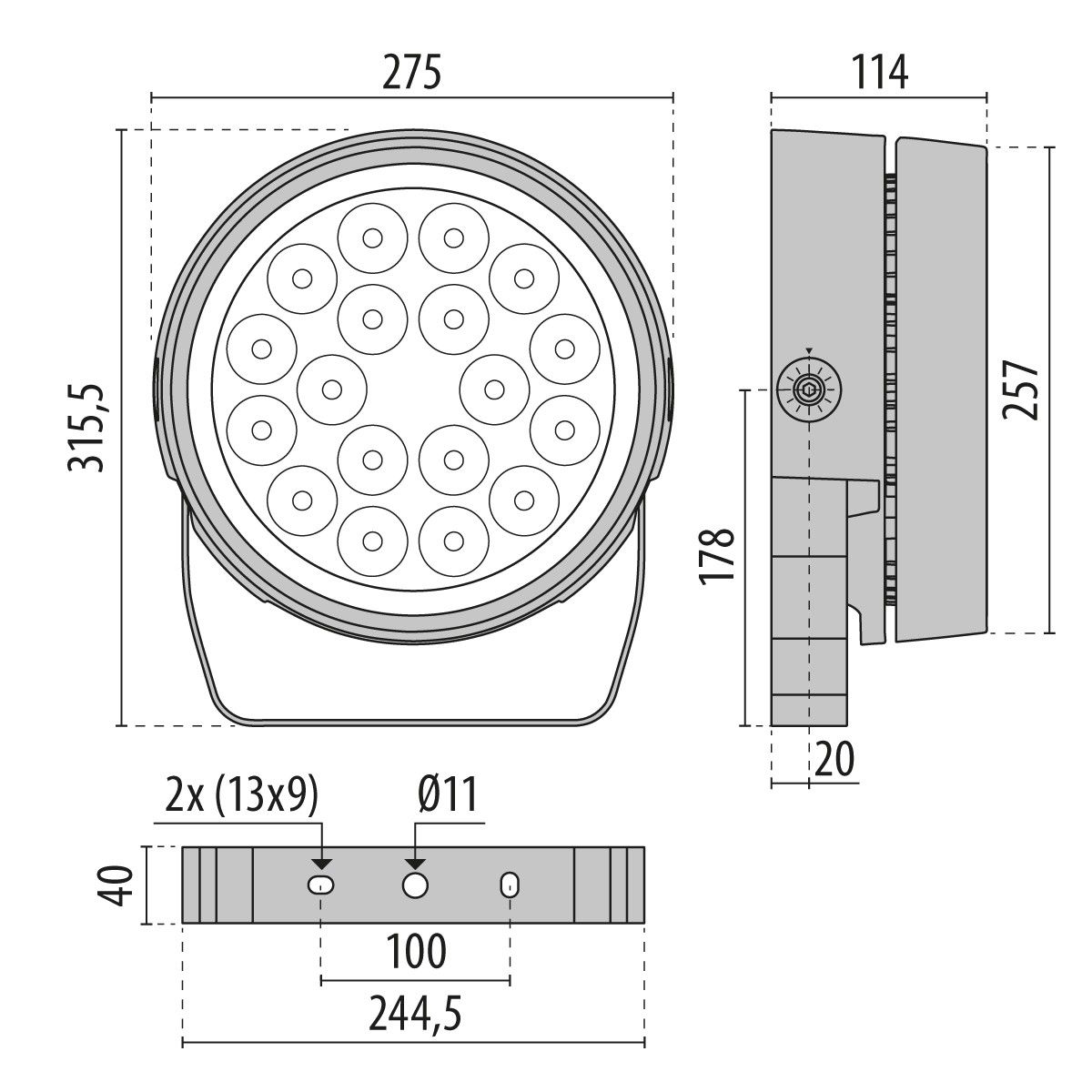 LED-Scheinwerfer 3107384