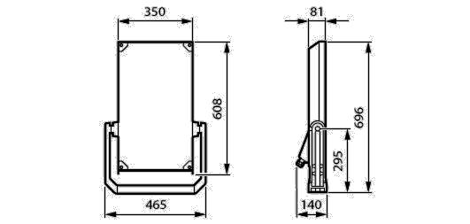 LED-Außenstrahler BVP656 LED #79619500