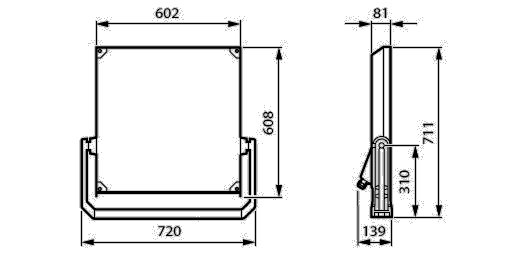 LED-Außenstrahler BVP657 LED #79627000