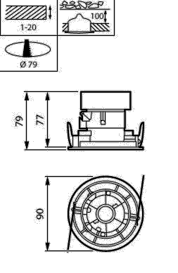 LED-Strahler RS320B 17S #58988900
