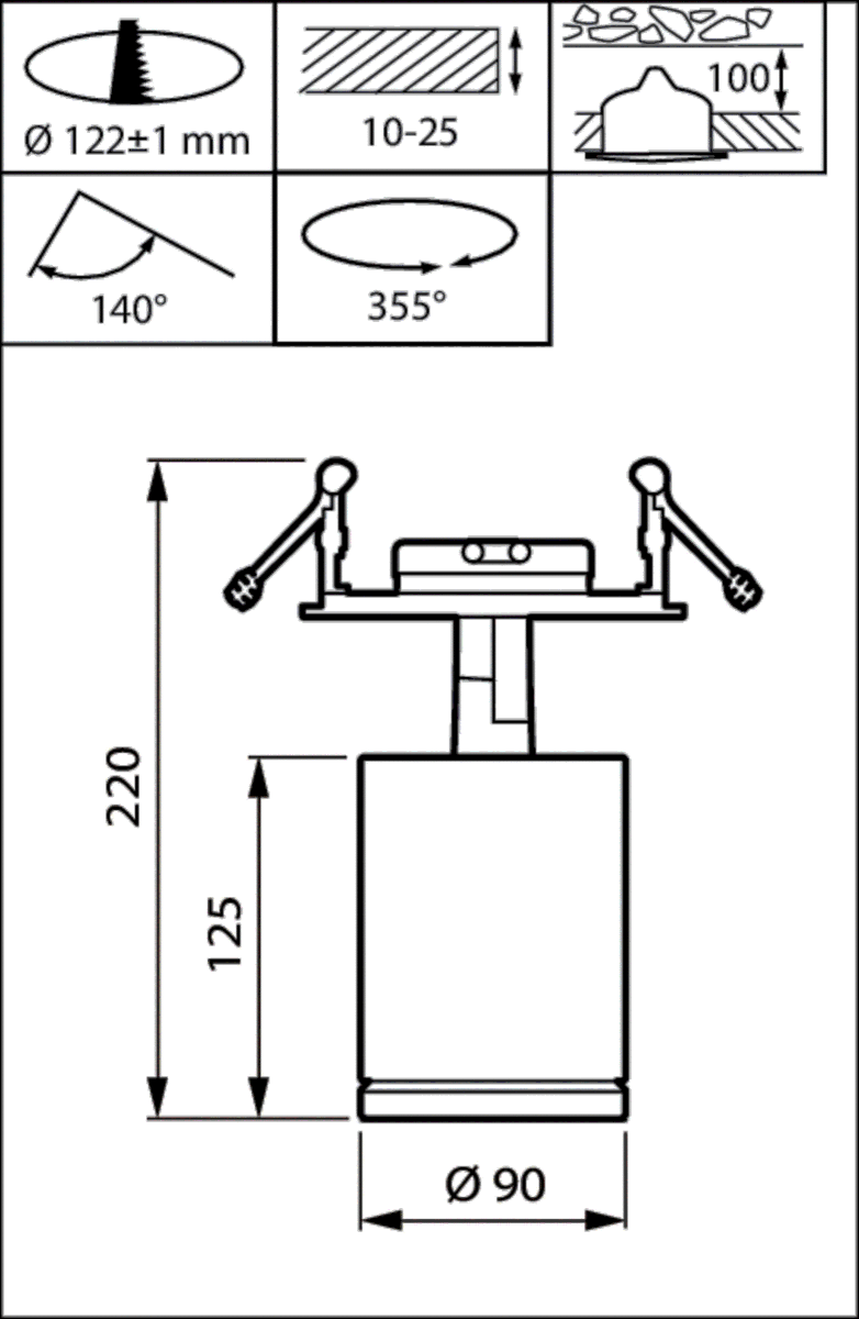 LED-Strahler ST770B 27S #97662000