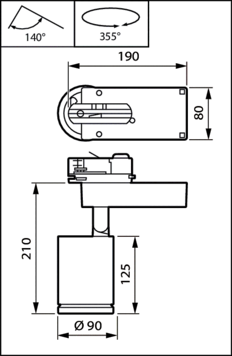 LED-Stromschienenstrahler ST770T 39S #97712200
