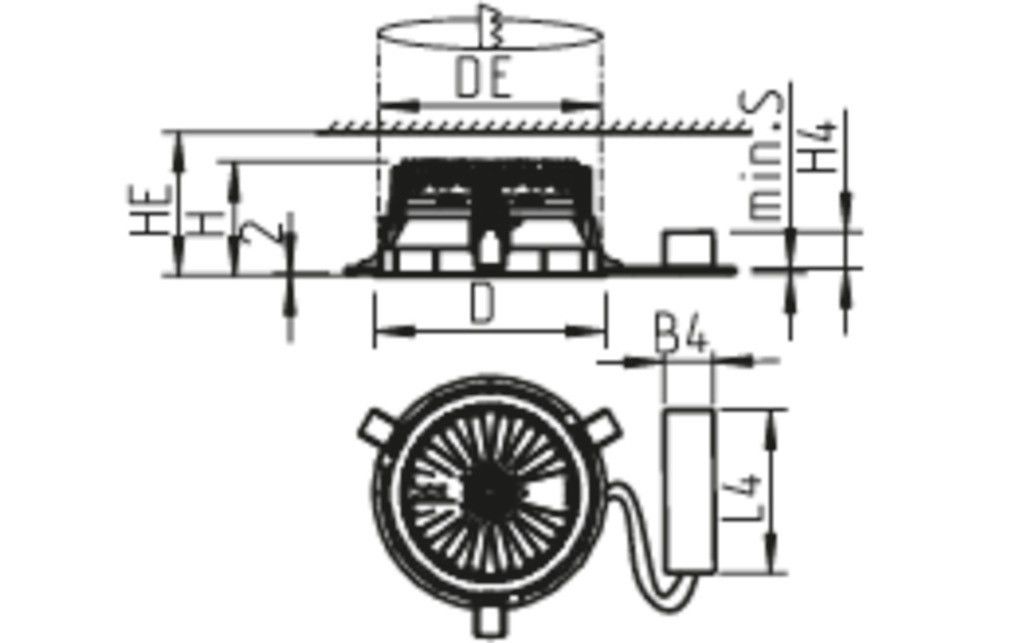 LED-Downlight ALBA R200E #0322151