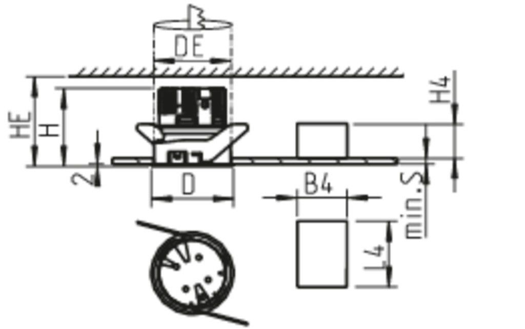 LED-Downlight ALBAR68ENDSW930S0080