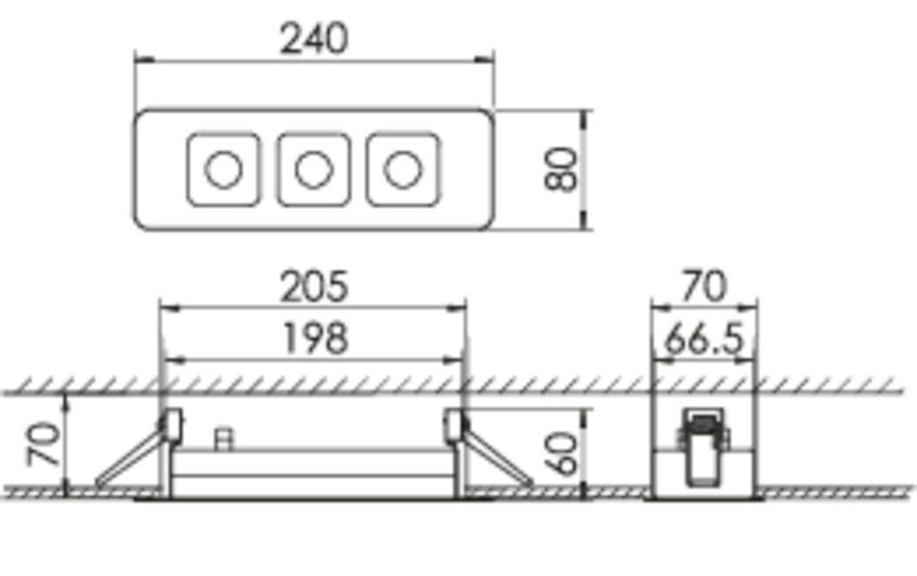 LED-Downlight MIREFA #SPG0330326AH