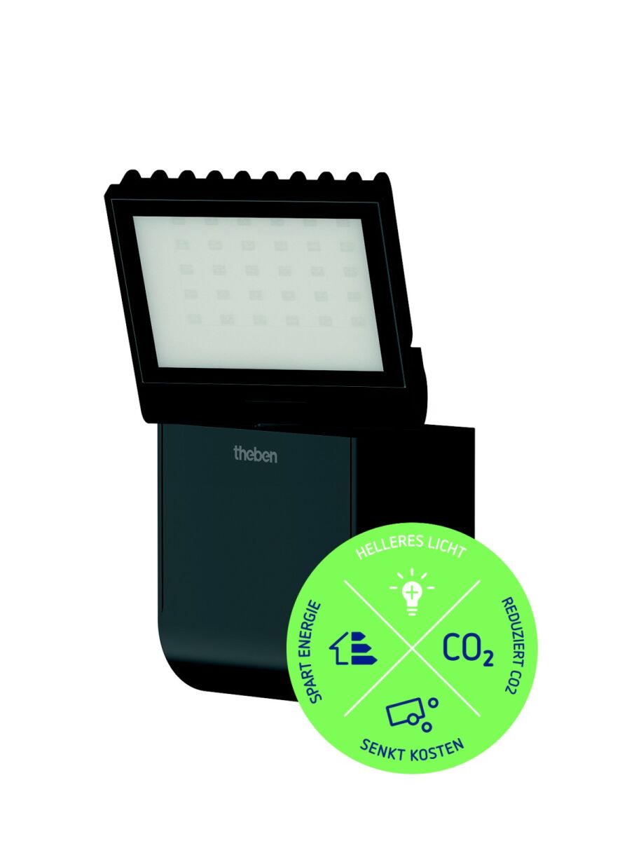 LED-Strahler theLeda S8-100L BK