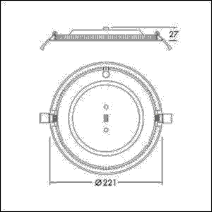 LED-Slimdownlight ZOE VARIOF #96637120