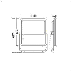 LED-Fluter LEOFLEXIP66120W840PC