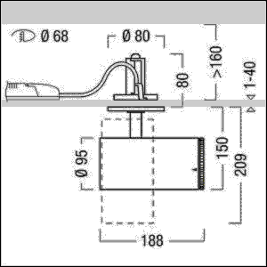 LED-Halbeinbaustrahler V2-SRM1500 #62923924