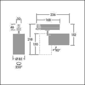 LED-Strahler TONICM36009403GUFLBK