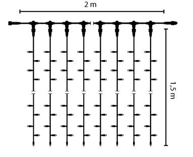 LED-Drape Lite 300 58201