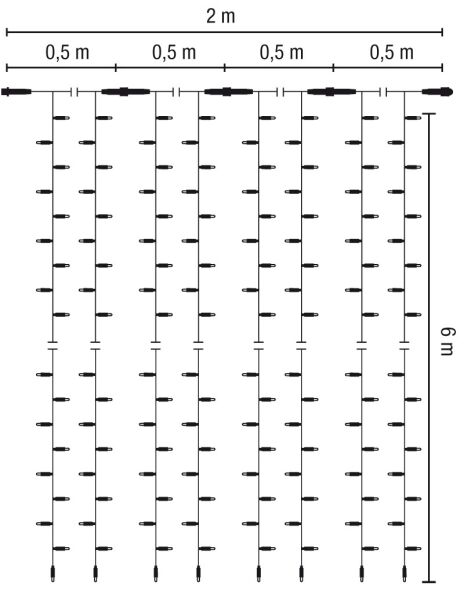 LED-Drape Lite 800 58645