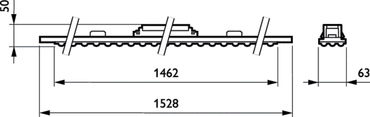 LED-Geräteträger 4MX400 491 #66834299