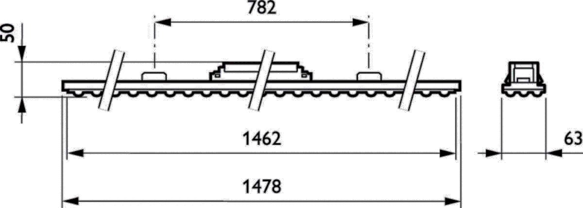 LED-Lichtträger 4MX850 #66175699