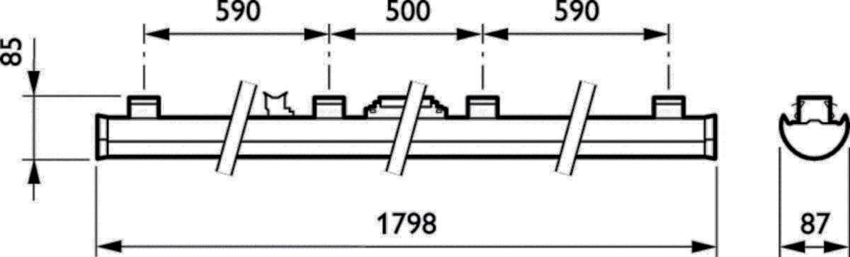 LED-Lichtträger 4MX900 #66461099