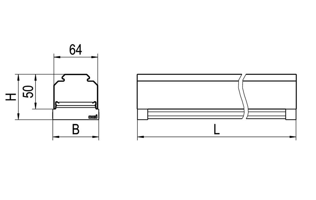 LED-Geräteträger 5pol. VLGFL1502 #1551339SW