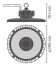 LED-Hallenstrahler HBDAP75W865 70DEG