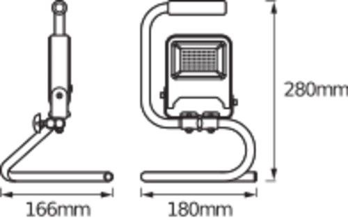 LED-Arbeisleuchte LED W #4058075213838