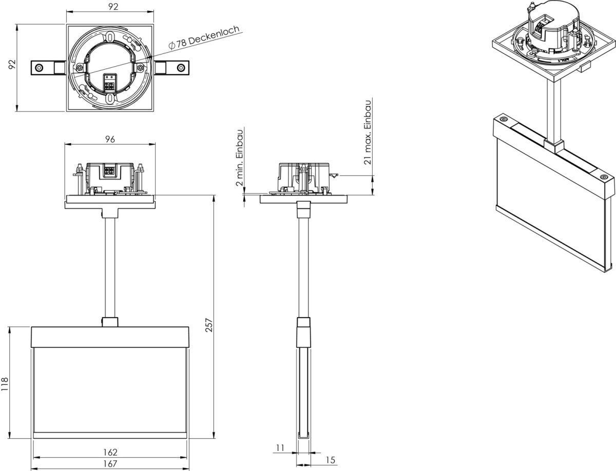 Sicherheitsleuchte AIEP408SC-E