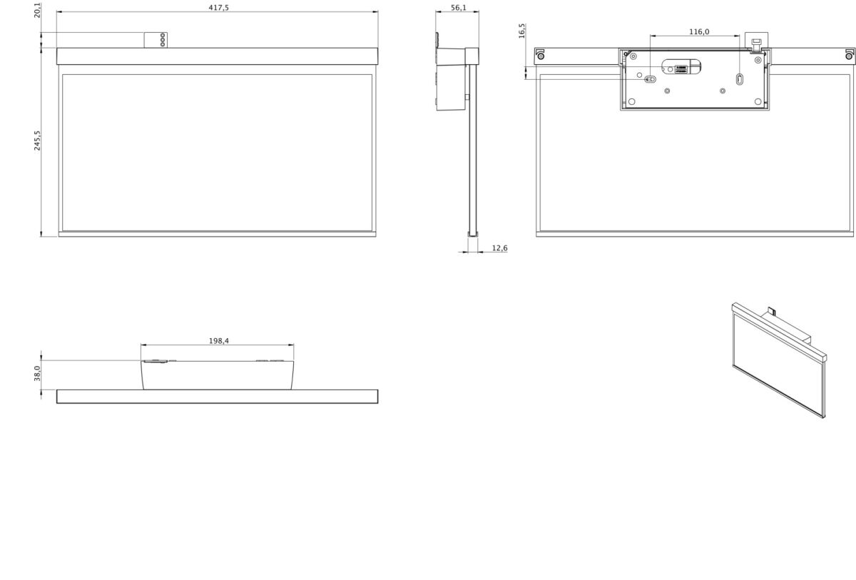 Sicherheitsleuchte GABW403SC