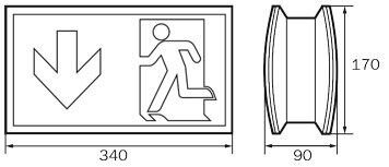 Sicherheitsleuchte KCD411SC-IP64