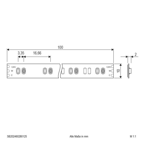 LED-Stripe SB202460280125