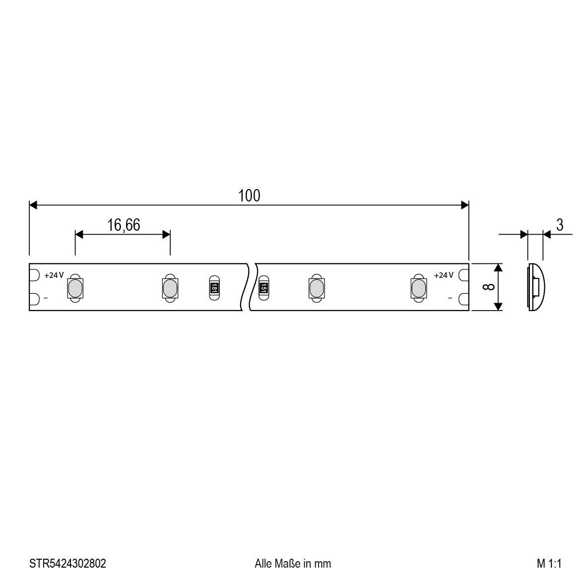 LED-Strip 24V STR5424302802