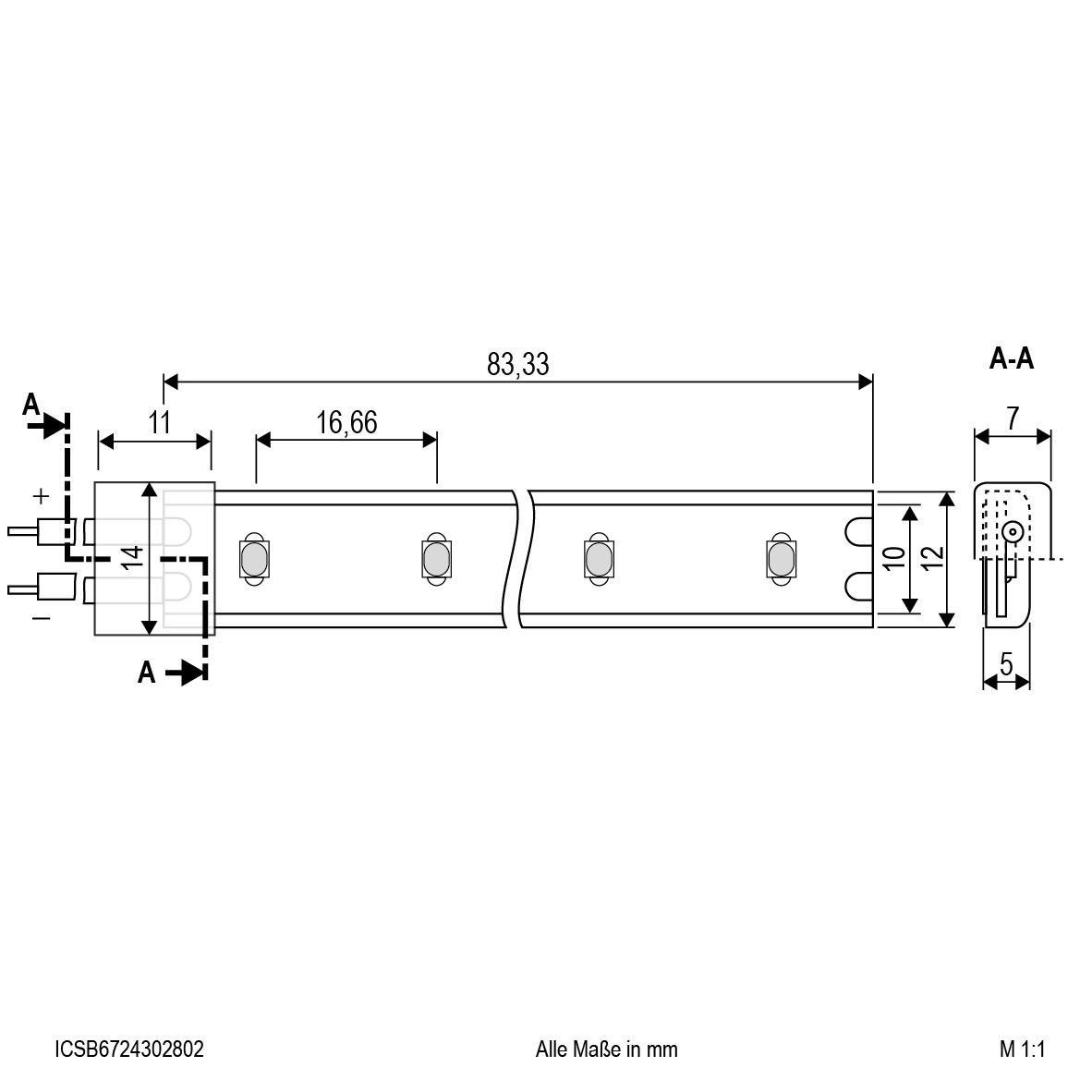 LED-Strip ICSB6724302802