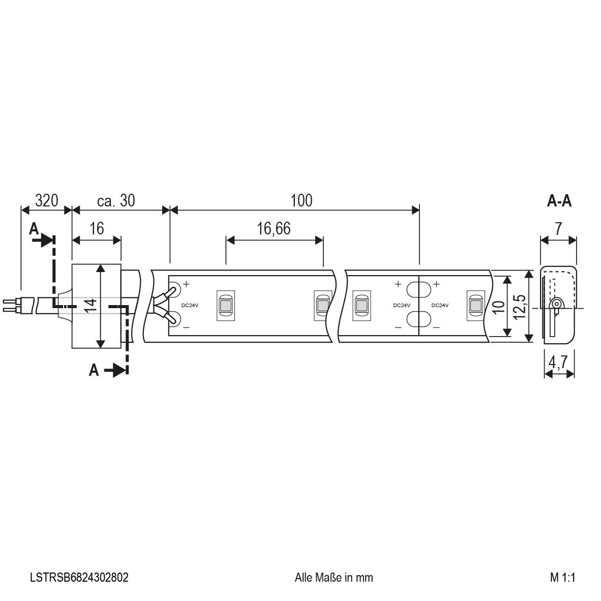 LED-Strip LSTRSB6824302802