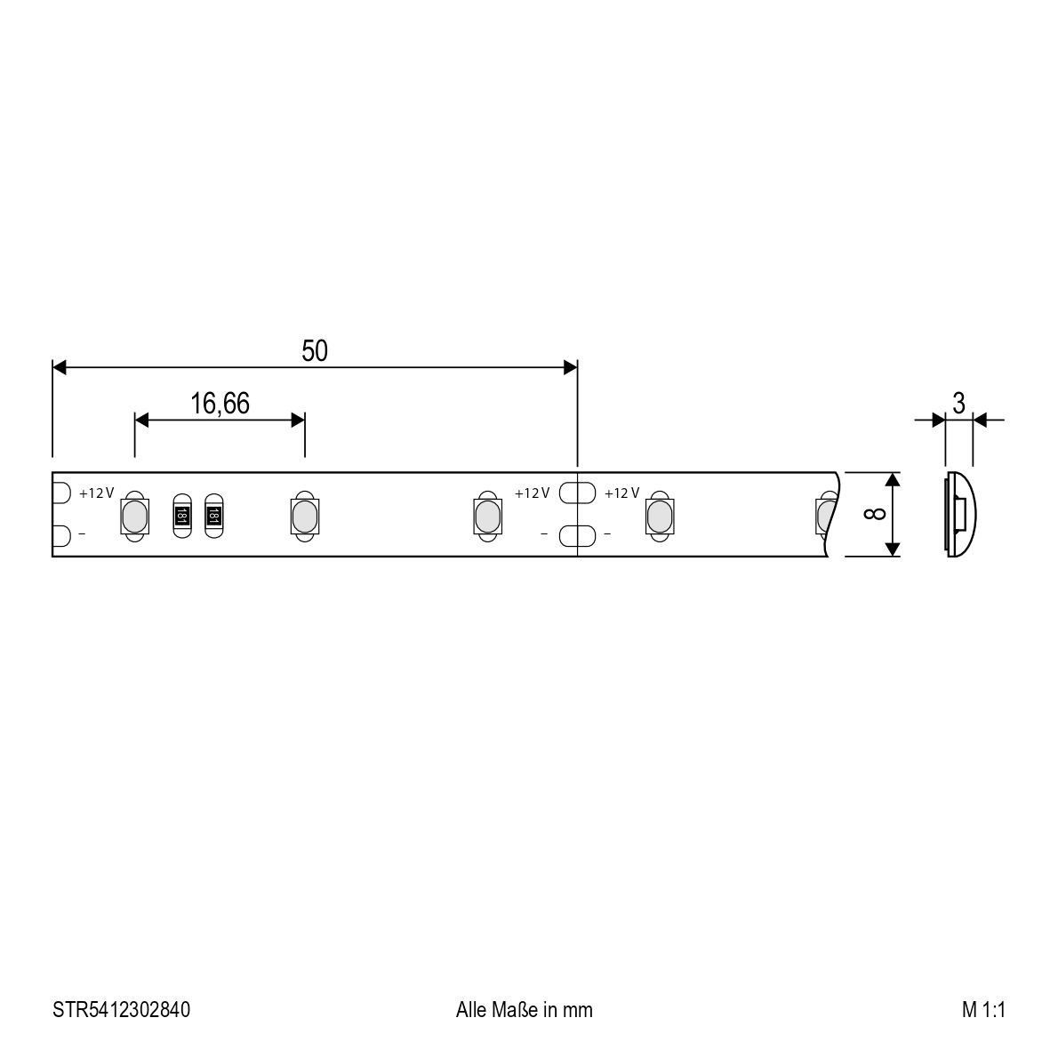 LED-Stripe IP54 5m STR5412302840